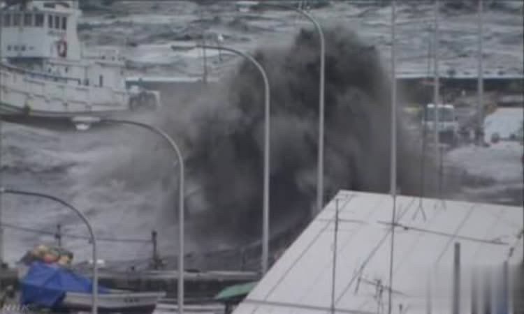 日本或将迎来最大海啸 浪高28米市区街道浸水达14 5米深 Tnaot